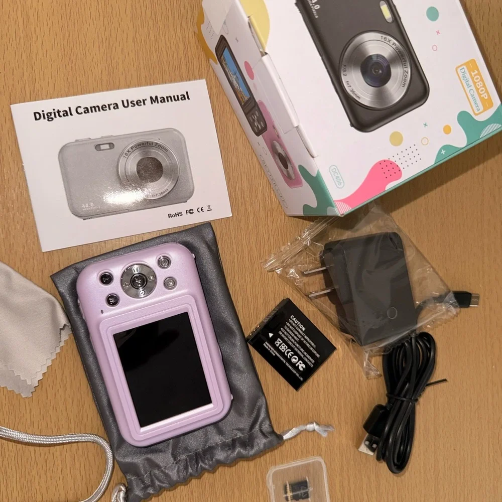 Purple Digital Camera